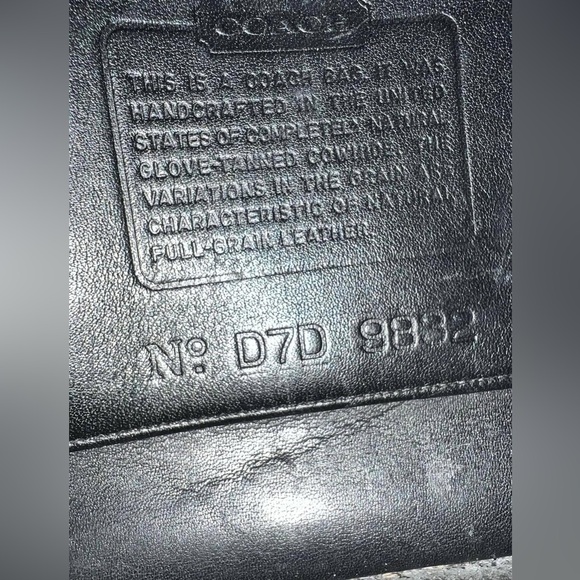 AUTH Vintage 1997 Coach Black Turn Lock Clutch 9832 - Picture 11 of 11